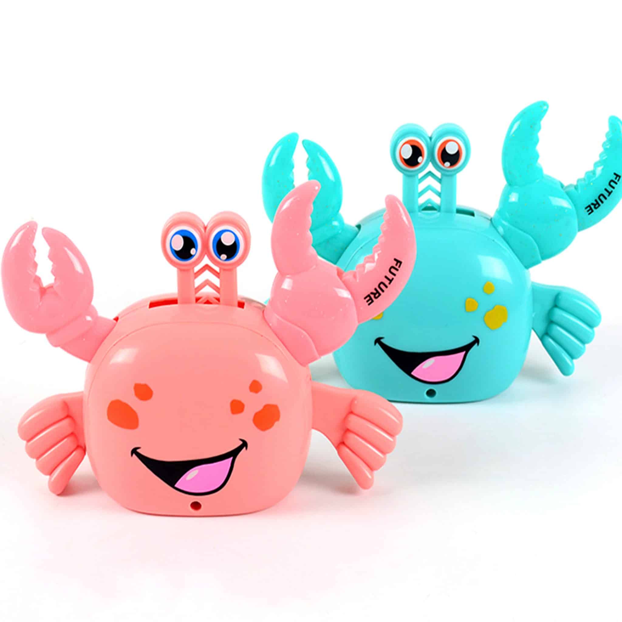 Bump n’Go Crab Toy with Flashing LED Lights | Sound Toy Gift for ...